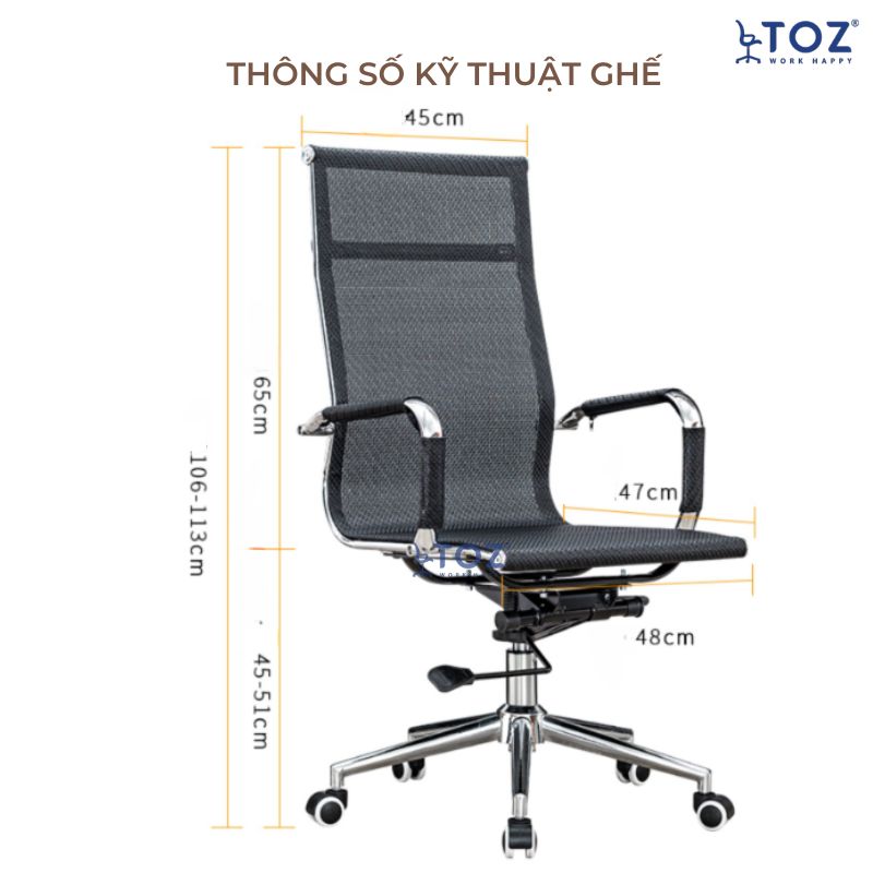 ghe xoay luoi ZHD206 2