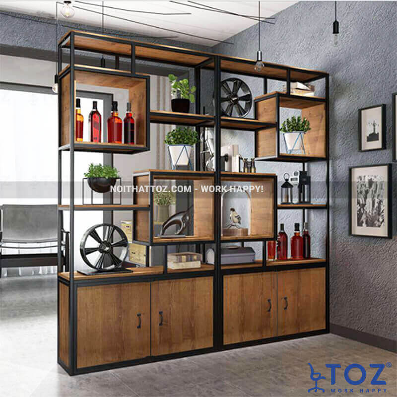 Tủ kệ trang trí Model KTT04 9 10