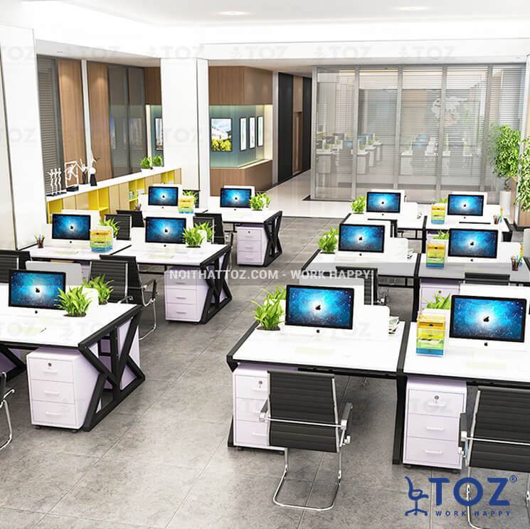 Module bàn Ethan 4 người ET04 13 module ban lam viec nhom aleex 1
