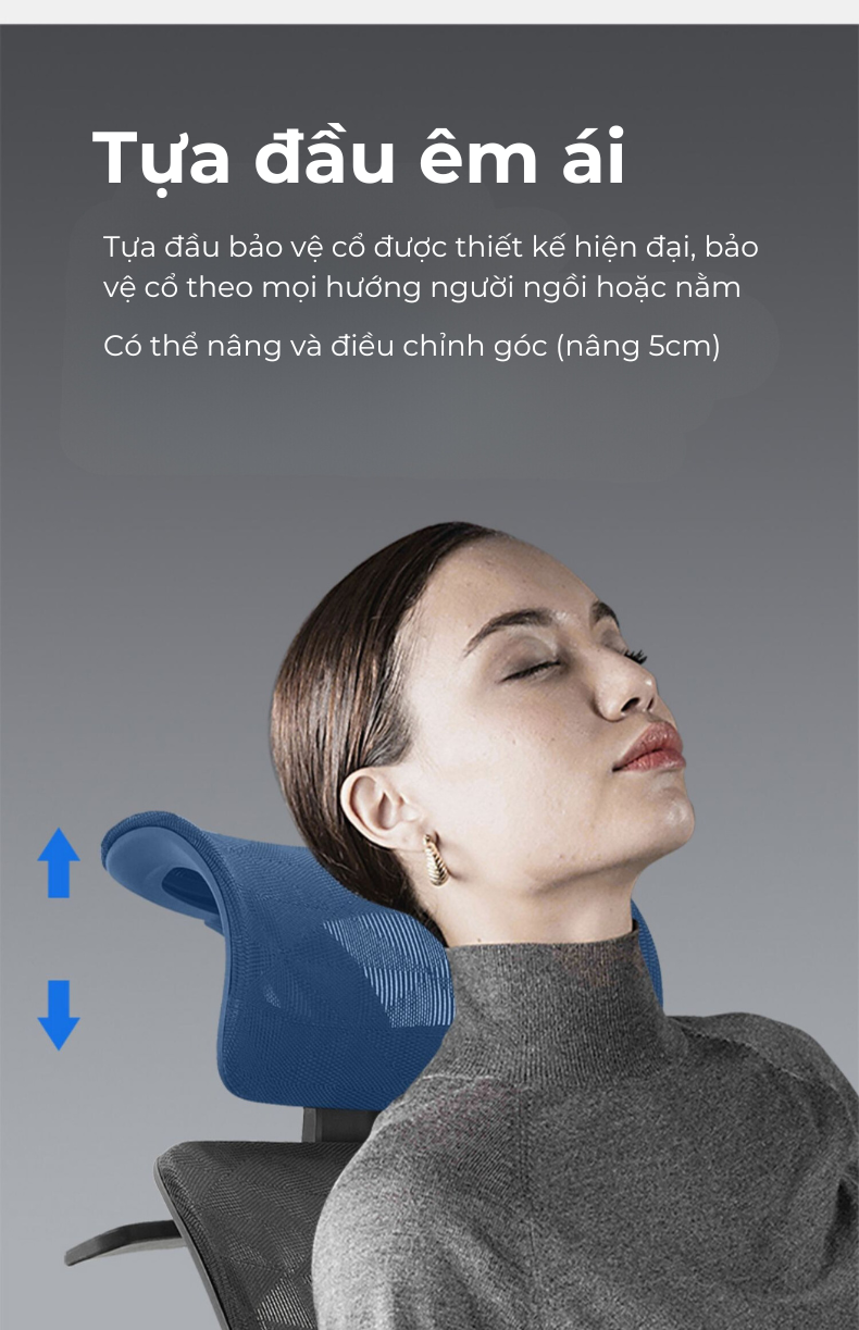Ghế công thái học Ergonomic AMI LAL-14