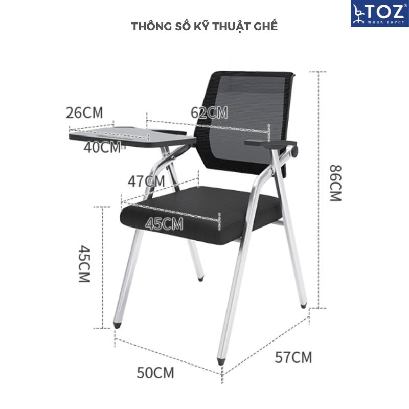 Ghế training Amity chân mạ AM04 11 ghe training tn01 19