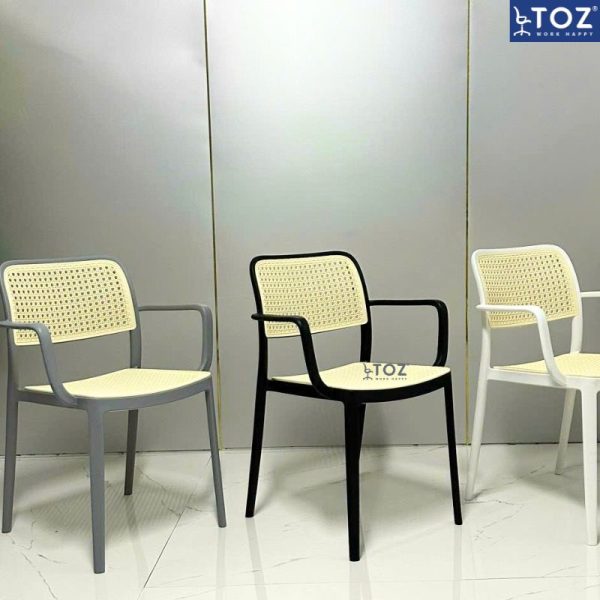 Ghế nhựa đúc giả mây nhập khẩu GDS03 2 ghe may 2 1